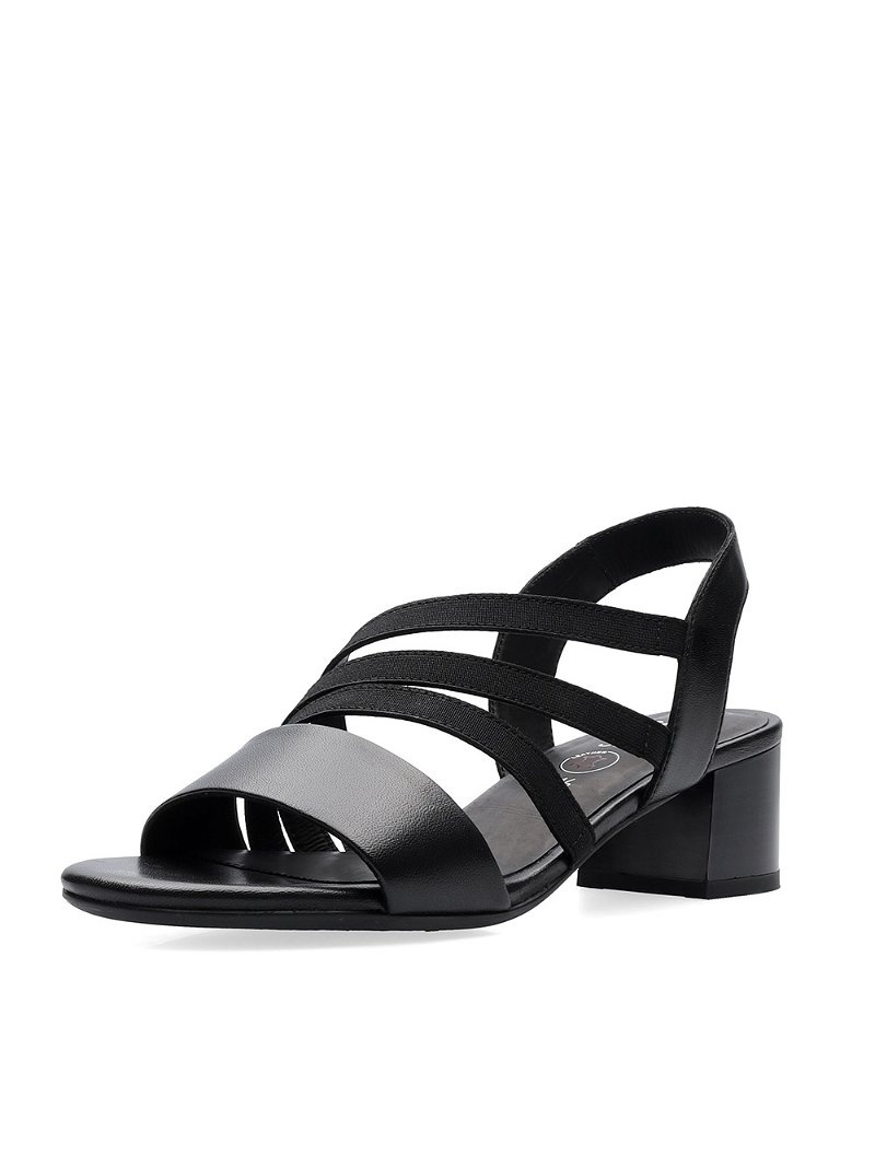 Sandales ARA Prato Noir Femme | WSG-28492363