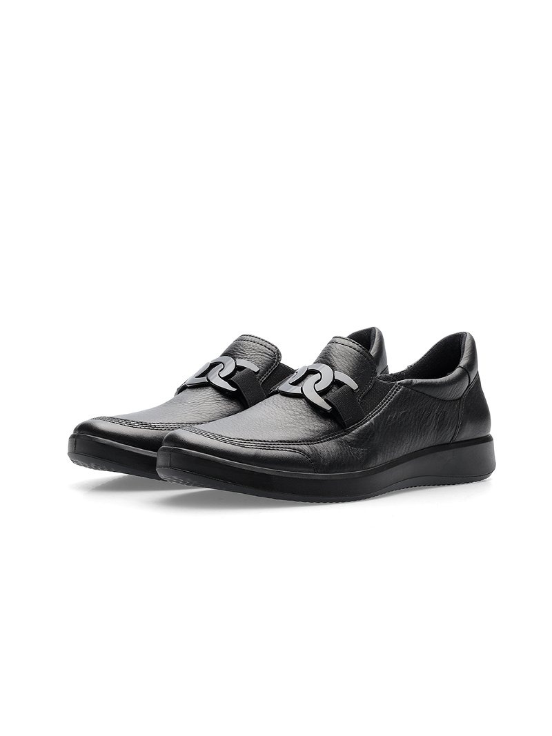 Mocassin ARA Roma Noir Femme | BIR-77964986