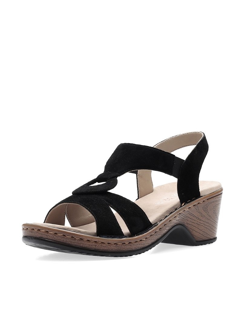 Sandales ARA Key West Noir Femme | HHM-80902993