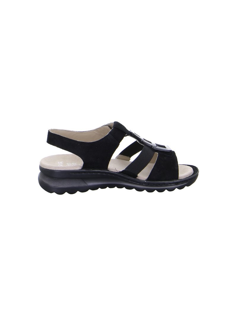 Sandales ARA Tampa Noir Femme | JKO-13974254