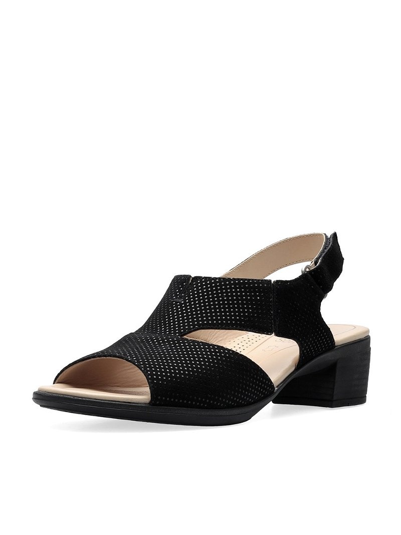 Sandales ARA Lugano Noir Femme | CEG-55736571