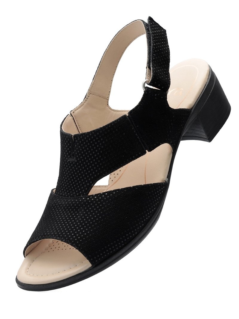 Sandales ARA Lugano Noir Femme | CEG-55736571