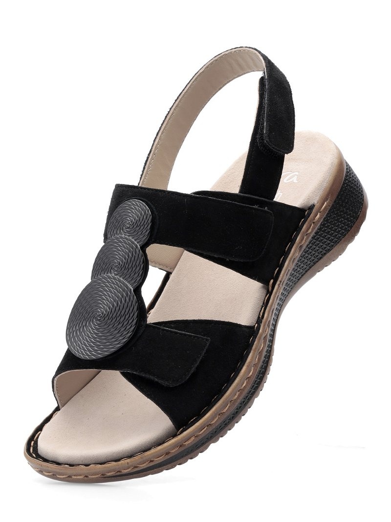 Sandales ARA Hawaii Noir Femme | SAP-82879546