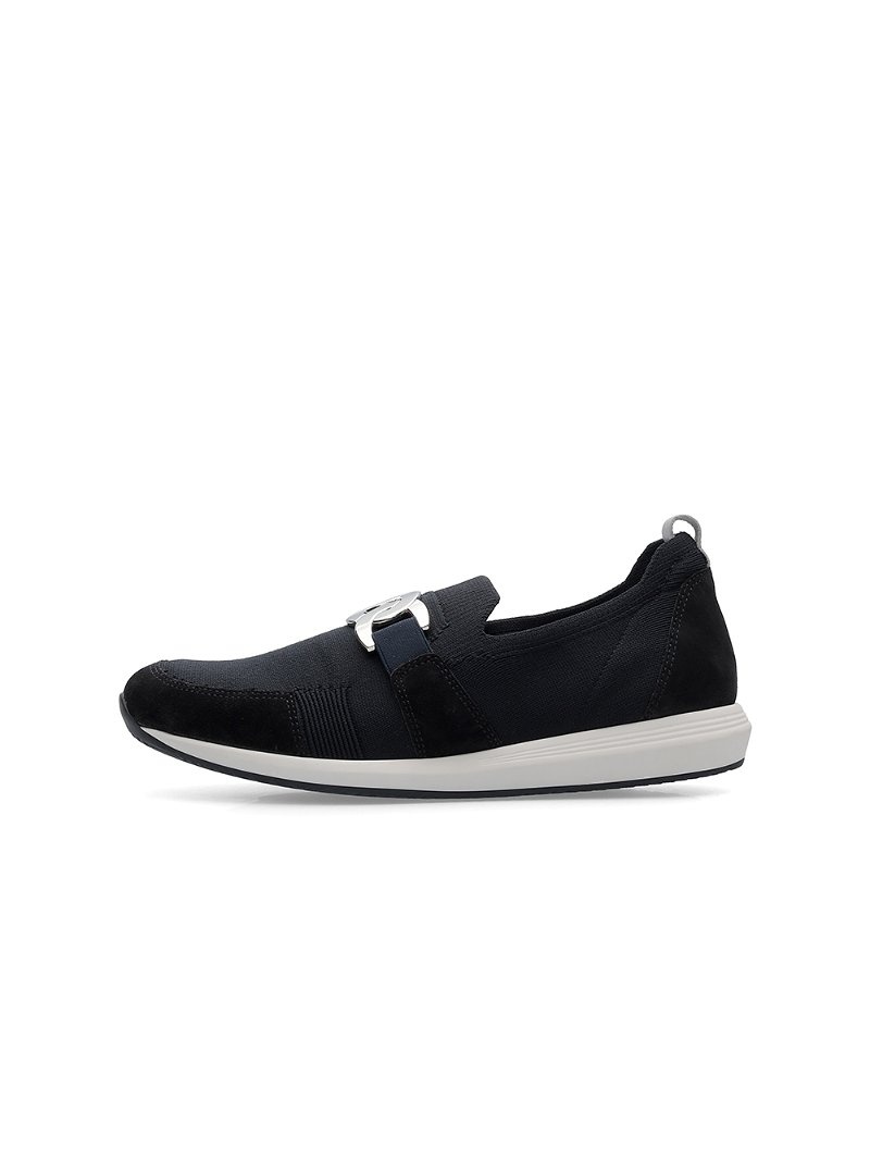 Mocassin ARA Lissabon Noir Femme | EEV-78303441