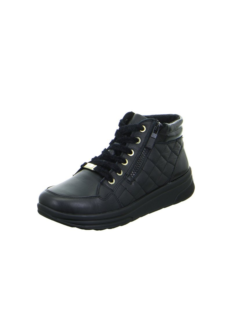 Basket ARA Sapporo Noir Femme | RZH-85124601