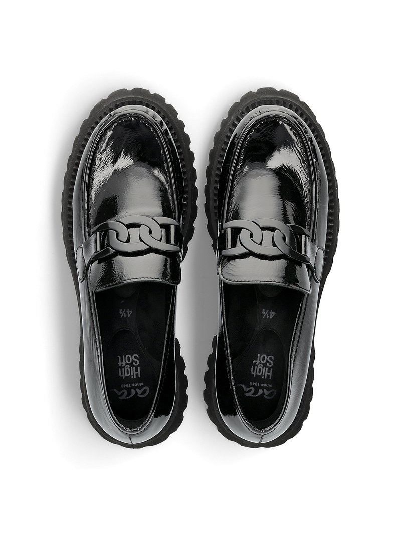 Mocassin ARA Amsterdam Noir Femme | UJQ-92471793