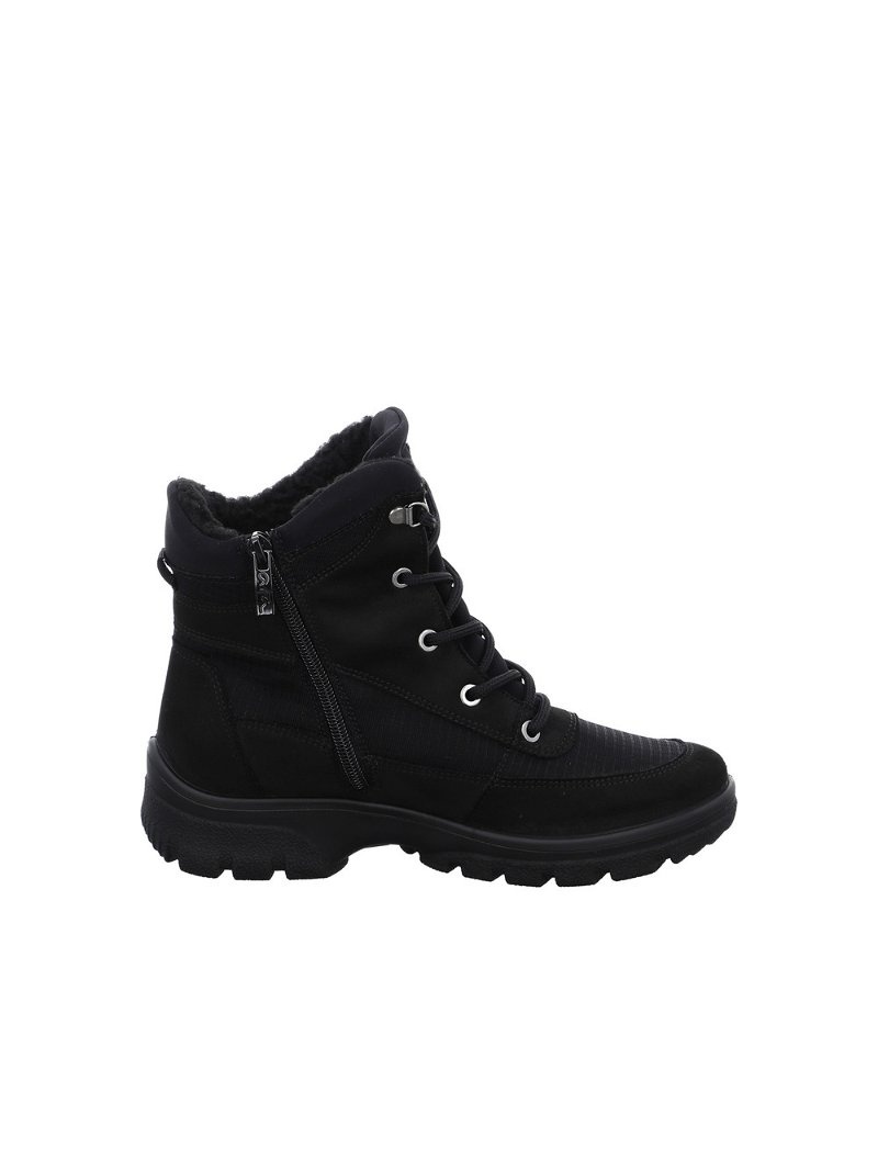 Bottines ARA Saas-Fee Noir Femme | KXT-75239720