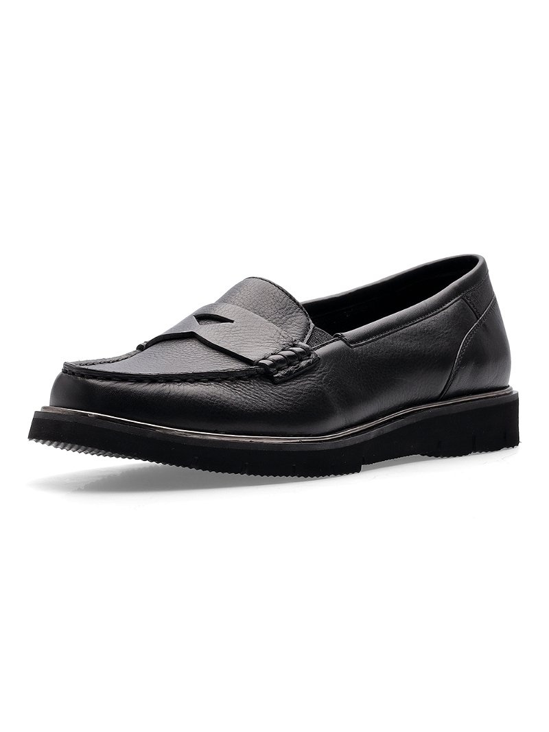 Mocassin ARA Dallas Noir Femme | FRY-29164881