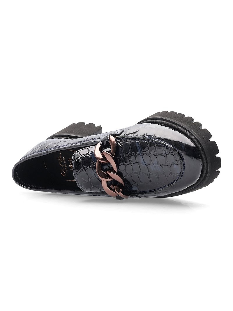 Mocassin ARA Kent Noir Femme | MHE-75665281