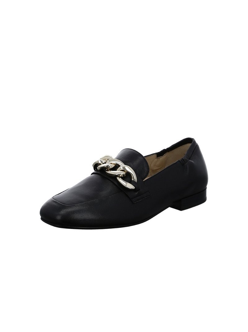 Mocassin ARA Lyon Noir Femme | JZG-93932383