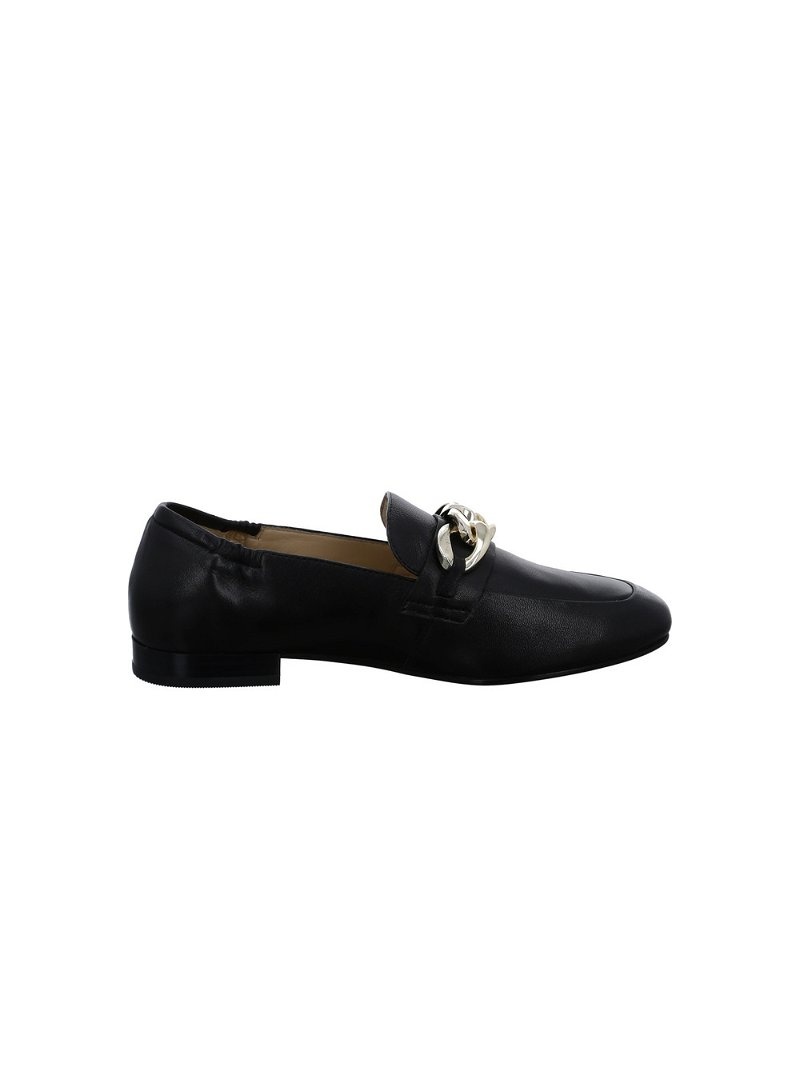 Mocassin ARA Lyon Noir Femme | JZG-93932383