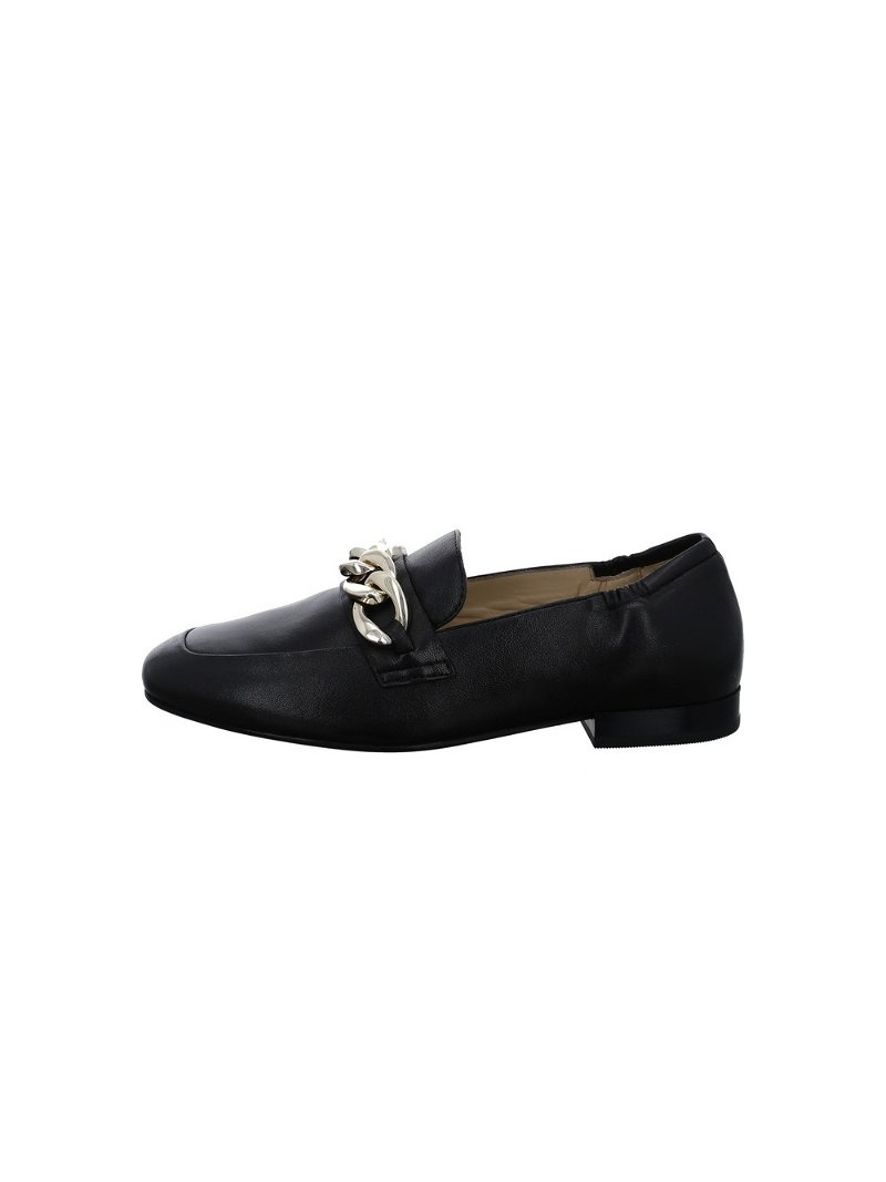 Mocassin ARA Lyon Noir Femme | JZG-93932383