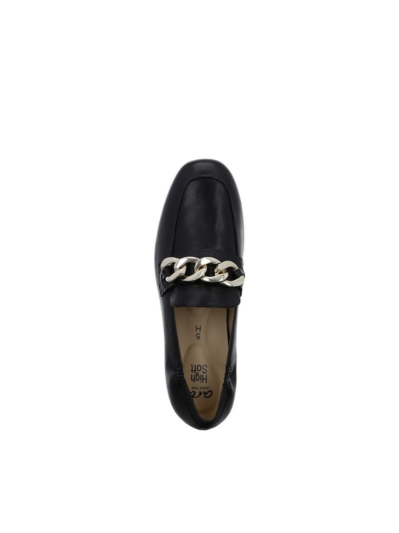 Mocassin ARA Lyon Noir Femme | JZG-93932383