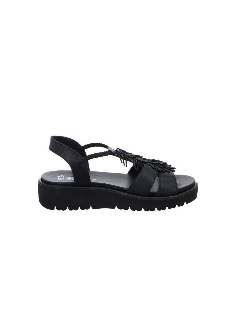 Sandales ARA Bilbao Noir Femme | DRF-09814886