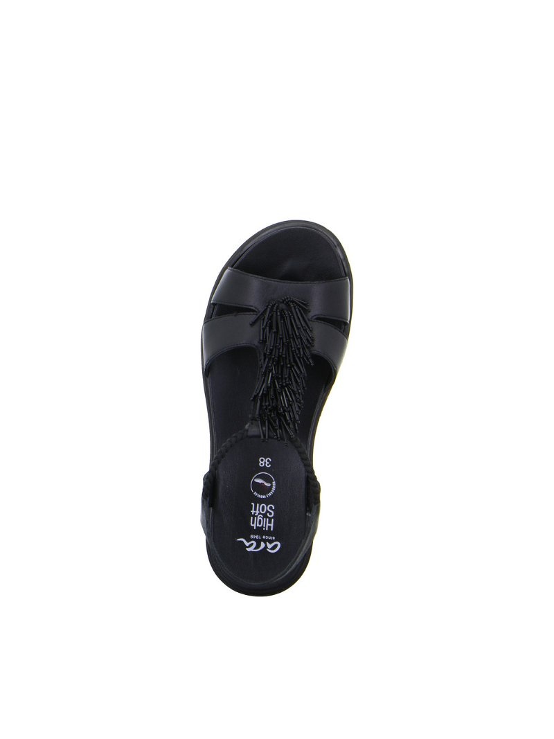 Sandales ARA Bilbao Noir Femme | DRF-09814886