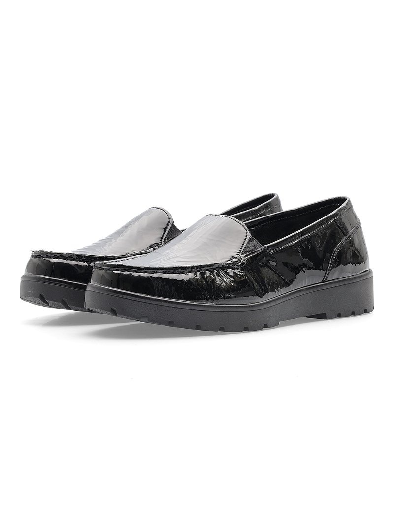 Mocassin ARA Dallas Noir Femme | BXC-48648816