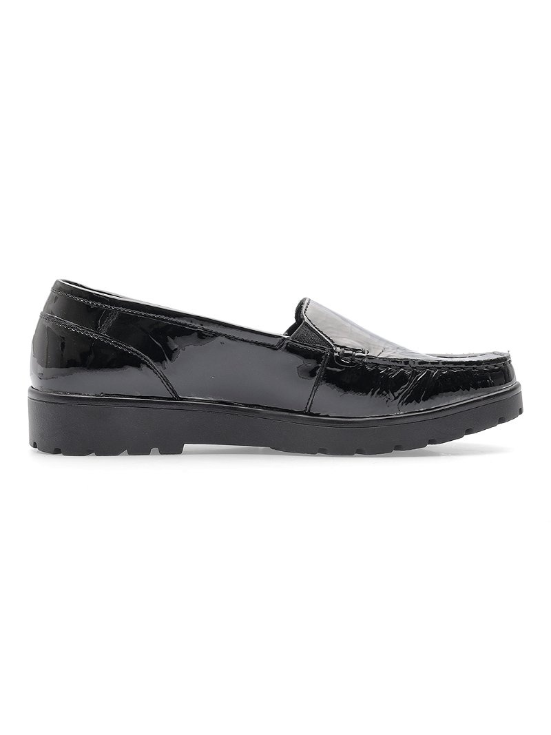 Mocassin ARA Dallas Noir Femme | BXC-48648816