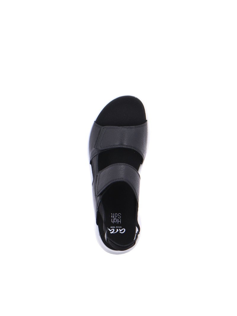 Sandales ARA Panama Noir Femme | NEZ-02086282