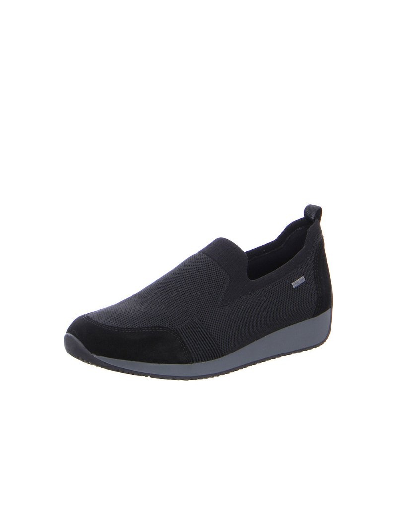 Mocassin ARA Lissabon Noir Femme | QJQ-30820898